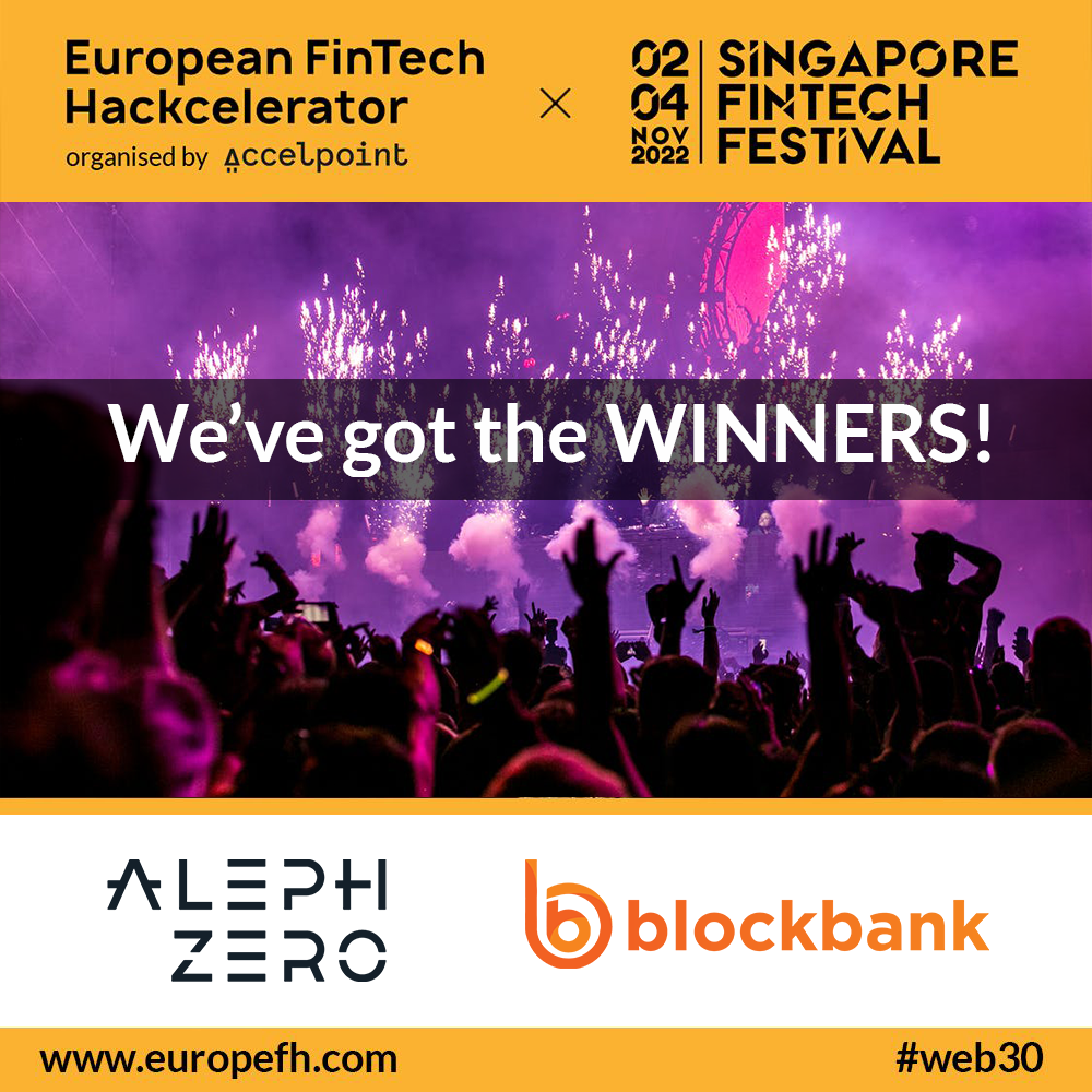 Meet the winners of the European FinTech Hackcelerator 2022!